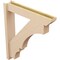 Ekena Millwork 6-in W x 32-in D x 36-in H Balboa Slat Rough Cedar Woodgrain TimberThane Outlooker, Primed Tan OUTUR060X32X36BOA24RCPR - alternate 2